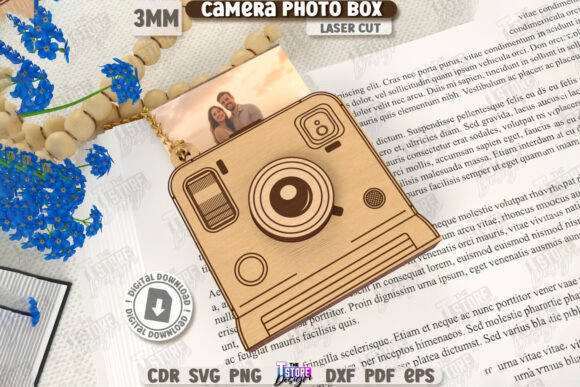 3D Camera Shaped Photo Box Laser Cut CNC Review for Embroidery Projects