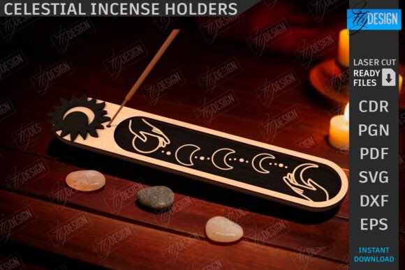 3D Celestial Incense Holder Laser Cut: A Designer’s Perspective