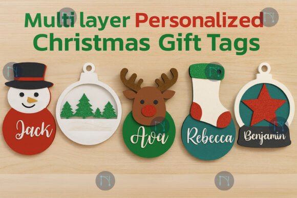 3D Christmas Gift Tags SVG Bundle Review