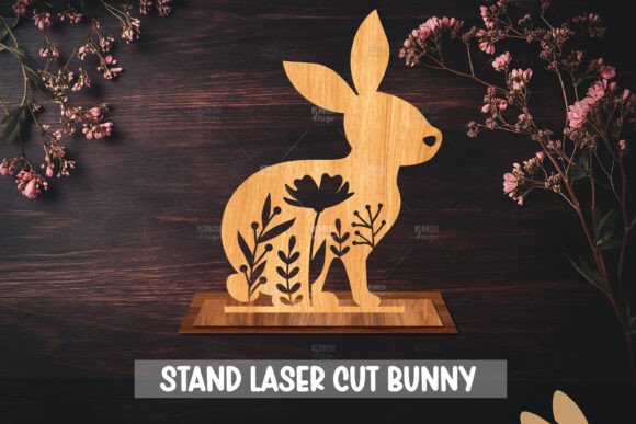 3D Easter Bunny Stand for Laser Cutting: A Designer’s Perspective