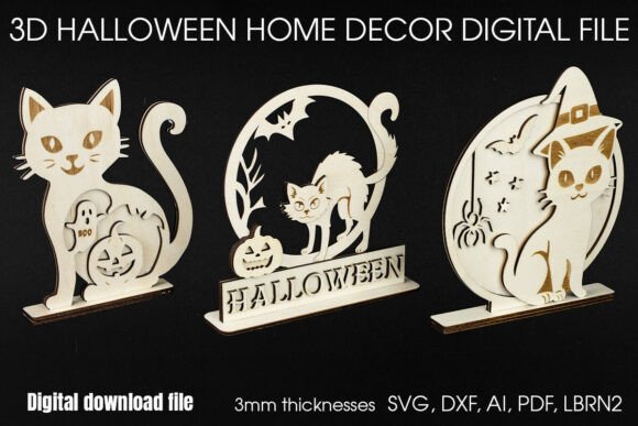 3D Halloween Cat Decor SVG Bundle Review for Real Projects
