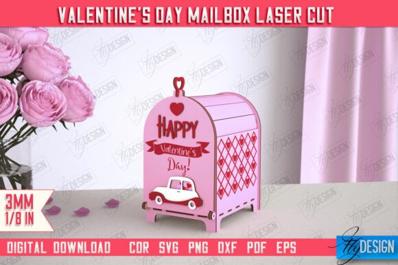 3D Valentine's Day Mailbox Love Letter