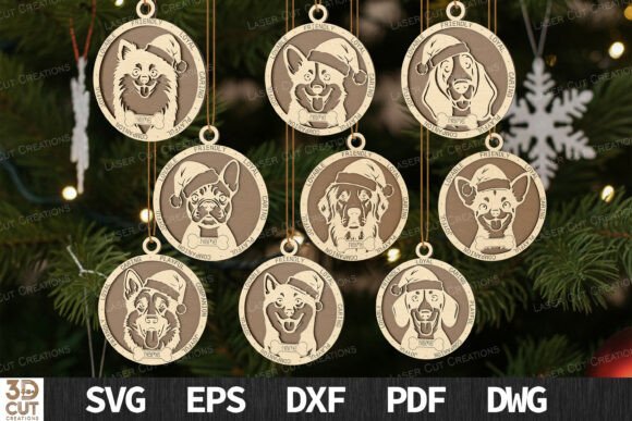 Christmas Dog Ornament Bundle 3D Review for Real Projects