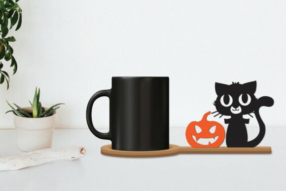 Halloween Coffee Coaster: A 3D Embroidery Design for Autumn Projects